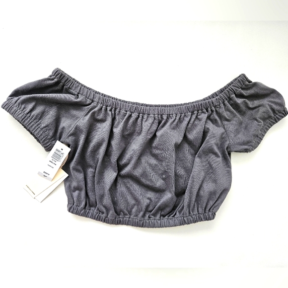 Aritizia Adelisa Off The Shoulder Cropped Top, Size XXS - Picture 1 of 5